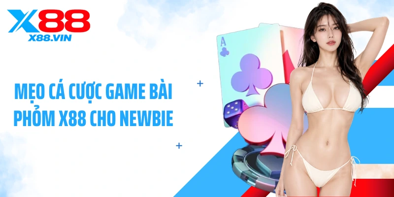Mẹo cá cược game bài phỏm X88 cho newbie